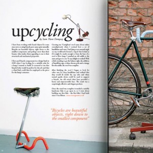 Article page from Boneshaker cycle magazine