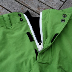 Intrepid Apparel Campaign shorts fly detail Intrepid Apparel Campaign shorts fly detail
