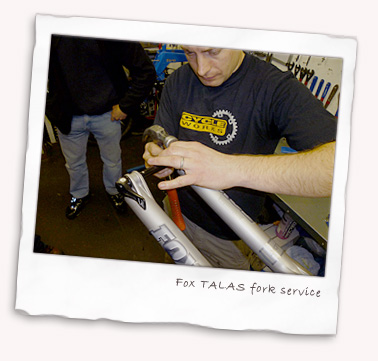 Fox TALAS fork service